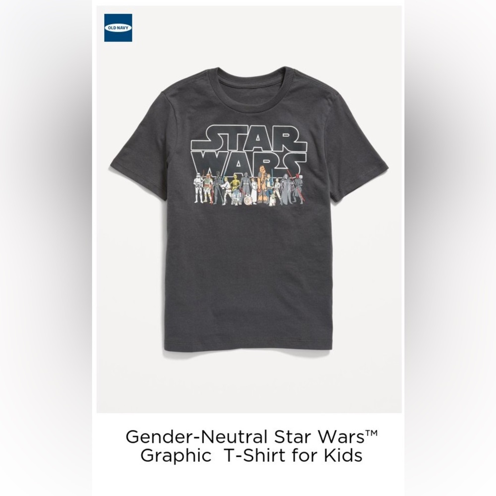 Old Navy Star Wars Tee Shirt T-Shirt Medium Donate